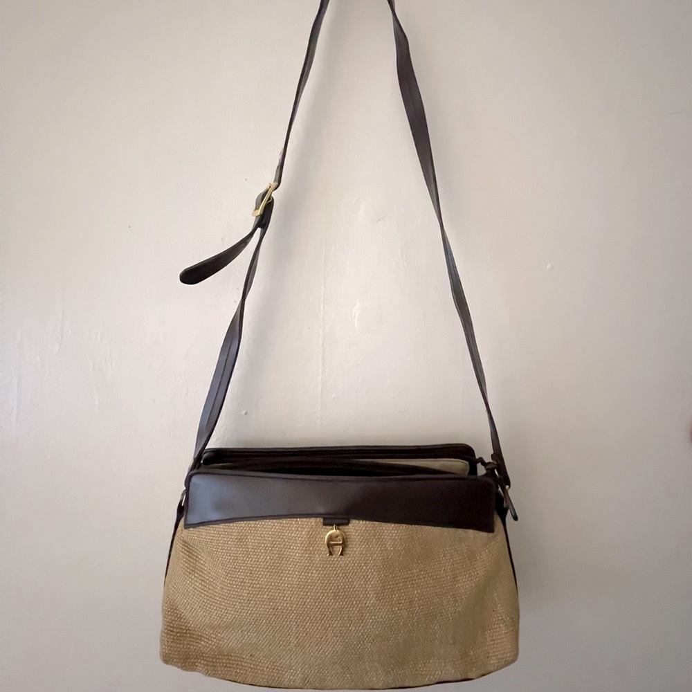 Etienne Aigner vintage tweed crossbody